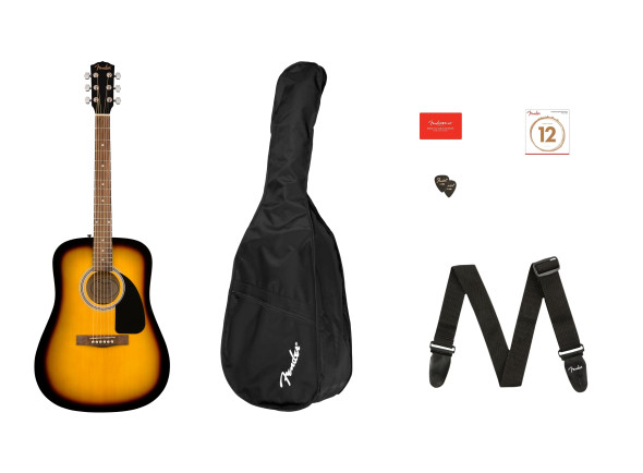 Fender FA-115 II Dreadnought Pack, Sunburst Fender FA-115 II Dreadnought Pack, Sunburst